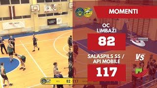 NBL Regulārā Sezona OC Limbaži  Salaspils SSAPI Mobile  Labākie Momenti [upl. by Enelrac744]