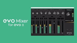 EVO 8 Mixer Overview  Set up low latency headphone mixes [upl. by Anaihsat]