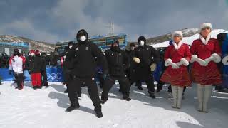 HALFPIPE HAKA Nico Porteous Unique Tribute  Freeski Halfpipe  Beijing 2022 Olympic Winter Games [upl. by Ycam]