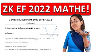 🚀🚀🚀 ZENTRALE KLAUSUR am Ende der EF 2022  ZK Mathe Vorbereitung 2023  Übung 11 Klasse Analysis [upl. by Anpas]