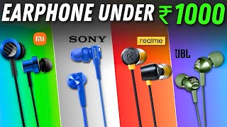 Top 5 Best Wired Earphones Under 1000⚡Best Earphones Under ₹1000 in 2024🔥 [upl. by Aivataj]