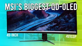 49Inches of MSI QDOLED Gaming  MSI MPG 491CQP Review [upl. by Sedaiuqlem]