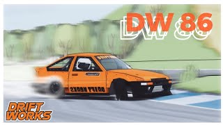 FR LEGENDS  LIVERY TOYOTA AE86 DRIFTWORKS DW86 [upl. by Andrei]