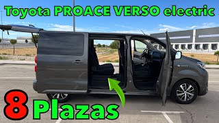 Toyota PROACE VERSO electric 2022 FURGONETA ELÉCTRICA para VIAJAR con toda la familia MOTORK [upl. by Hutchinson742]