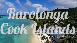 Rarotonga Cook Islands Aerial Drone Video [upl. by Tterrag]