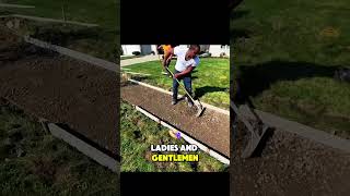 1 Day Concrete Sidewalk Replacement 🚧 shorts diy concrete construction satisfying [upl. by Anertal973]