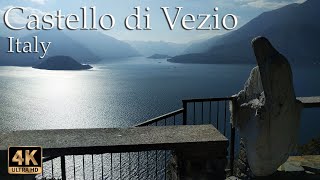 Castello di Vezio Varenna Lake Como  Italy Walking Tour [upl. by Wonacott58]