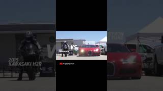 quotBugatti Hypercar vs Kawasaki Ninja H2R Ultimate Speed Showdownquot [upl. by Odnala]