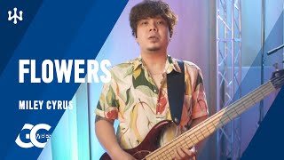 Flowers  Miley Cyrus Bass Guitar Cover  I Oppa Jake of Gigi Vibes [upl. by Harhay]