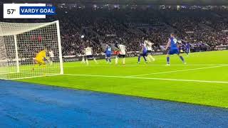 Jamie Vardy goal against Tottenham Spurs  Leicester vs Tottenham Spurs  Premier League 202425 [upl. by Lezley]