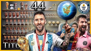 TODOS los Títulos de Lionel Messi 2004  2024  RECORD MUNDIAL [upl. by Anert383]