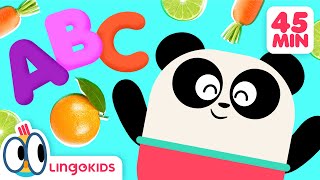 LINGOKIDS ABC VEGGIES 🍊🥑🍉  More Food Songs for Kids  Lingokids [upl. by Einahpad408]