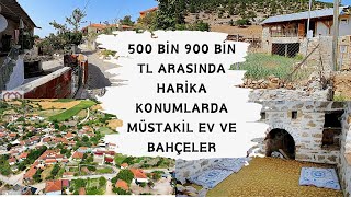 500 BİN 900 BİN TL ARASINDA HARİKA KONUMLARDA SATILIK MÜSTAKİL EV VE BAHÇELER [upl. by Nored524]