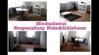 Minimalismus  Neugestaltung meiner zwei Wohnräume amp kleine Roomtour [upl. by Allina]