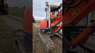 Kubota Minibagger bei Leitungsbau💪🏁 [upl. by Ludovick425]