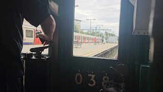 1938 Tube Stock Heritage train cab ride Watford to Amersham [upl. by Kirenoj]