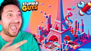 💥 LOCURAAAAA 💥 LA TORRE EIFFEL en STUMBLE GUYS ⚒️ MODO CREATIVO [upl. by Ettevahs]