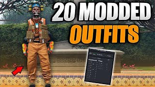 XDEV OUTFITS EDITOR 20 MODDED OUTFITS MALE [upl. by Askari]