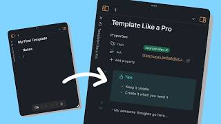 How to Create Templates in Obsidian [upl. by Sheley]