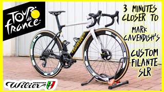 wilier filante SLR  Mark cavendishs custom paint for tour de france 2023 [upl. by Ellennod]