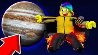 FLYING TO MAX HEIGHT WITH SUPER OP JETPACK Roblox Jetpack Simulator [upl. by Eedissac]