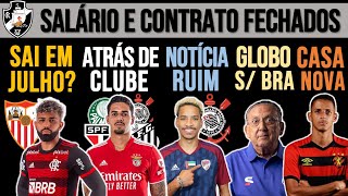 VASCO REFORÇO APALAVRADO GABIGOL DE SAIDA VERÍSSIMO QUER JOGAR NO BR MPEREIRA SEP JUBA GLOBO [upl. by Osbourne]