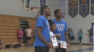 Chipley basketball legends return home for youth camp [upl. by Kristine]