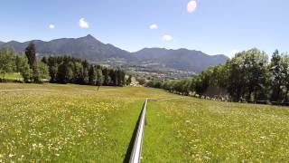 Sommerrodelbahn Lenggries Germany [upl. by Burta676]