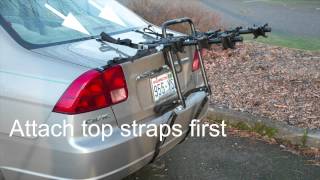 TrunkRack 3 Bike Rack for Sedans by Advantage SportsRack [upl. by Lantz]