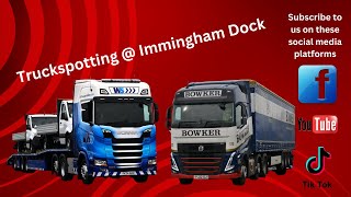 Truckspotting at Immingham Docks Great Selection of Trucks [upl. by Gebler410]