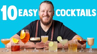 10 Cocktails Every Beginner Can Make [upl. by Denie]