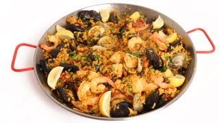 Homemade Paella Recipe  Laura Vitale  Laura in the Kitchen Episode 586 [upl. by Fadas540]