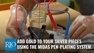 Add Gold To Your Silver Pieces Using The Midas PenPlating System [upl. by Leiand]