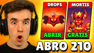 ABRO 210 DROPS DEMONIACOS Y CONSIGO GRATIS a MORTIS DEMONIO en BRAWL STARS [upl. by Nairad]