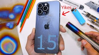 Be gentle with Apples new Titanium iPhone 15 Pro Max  Yikes [upl. by Asirb493]