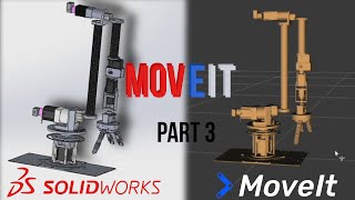 From SolidWorks to URDF amp MoveIt Part 3  MoveIt Setup [upl. by Deryl]