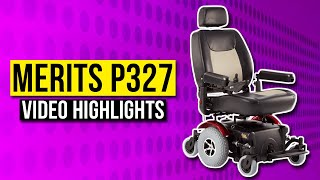 Merits Health P327 Vision Super Power Chair 2024 [upl. by Airemahs857]