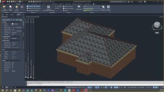 Autocad Architecture  un toit Toiture créé en moins de 60 secondes [upl. by Lyall397]