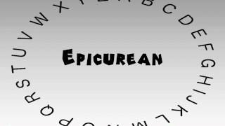 How to Say or Pronounce Epicurean [upl. by Etsyrk]