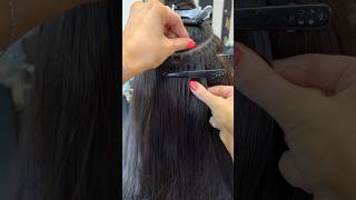 SEWIN WEFT HAIR EXTENSION DEMO wefthair hairextensions hairtutorial haireducation hair [upl. by Levania304]