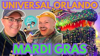 NEW International Cuisine Tribute Store Tour amp Mardi Gras Parade  Universal Studios Mardi Gras [upl. by Candless]