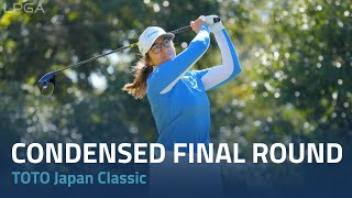 Condensed Final Round  2024 TOTO Japan Classic [upl. by Erdna792]