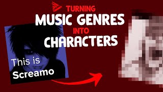 Turning MUSIC GENRES into ORIGINAL CHARACTERS [upl. by Onailimixam]