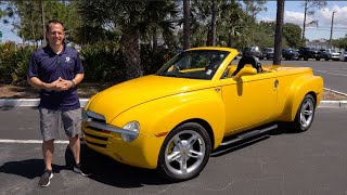 Is the 2004 Chevrolet SSR the KING of WEIRD cool retro performance cars [upl. by Ahsetal788]