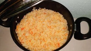 COMO FAZER ARROZ COM CENOURA BEM SOLTINHO FÁCIL E RÁPIDO 😋 [upl. by Innis868]