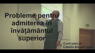 Matematica Culegere de probleme admitere Politehnica Timisoara AL006 [upl. by Clara]