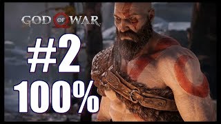 God of War River Pass 100 Walkthrough and Collectibles Part 2 PS4 Pro 1080p 60fps [upl. by Hawk]