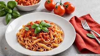 Red Sauce Pasta craving for a Windy day in Canada  Red Sauce Pasta Recipe [upl. by Pirbhai]