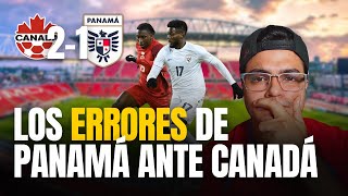 LOS ERRORES DE PANAMÁ ANTE CANADÁ  RESÚMEN CANADÁ 21 PANAMÁ  TODOS LOS GOLES [upl. by Atsyrk]