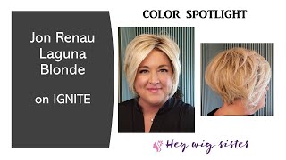 COLOR SPOTLIGHT Jon Renau Laguna Blonde featured on Ignite Bright warm blonde with dark roots [upl. by Llertal531]